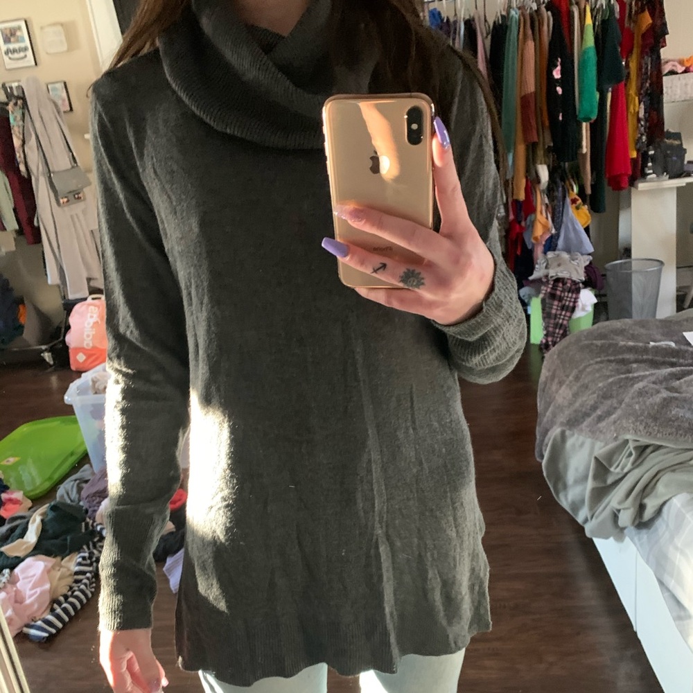 Cowl neck sweater